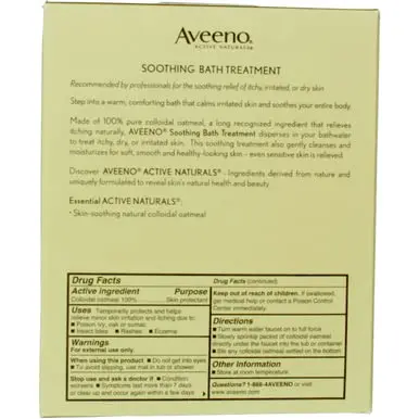 Aveeno Soothing Bath Treatment 24 oz (710 ml) | Colloidal Oatmeal for Itchy Skin Relief - view 9