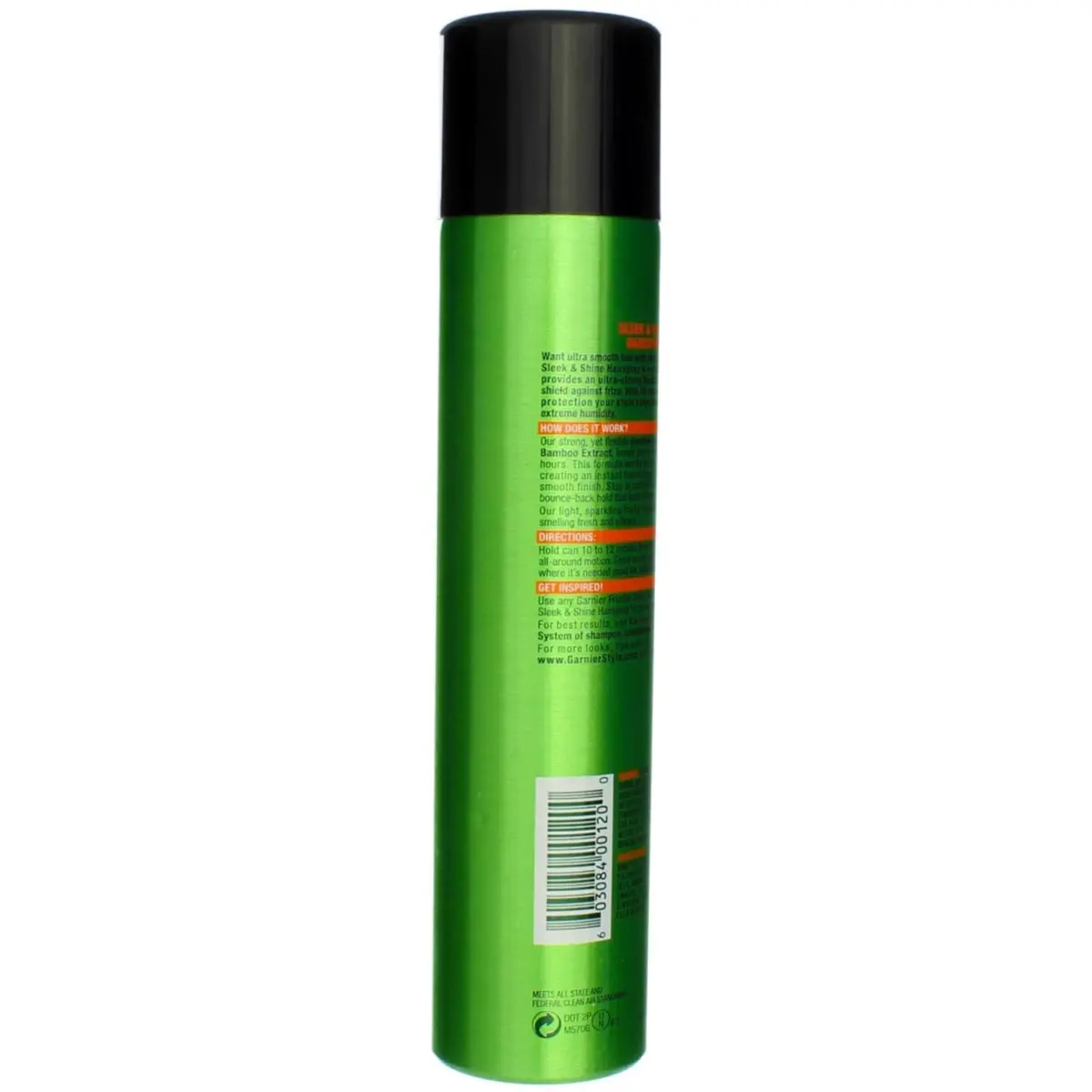 Garnier Fructis Style Anti-Humidity Hairspray Sleek & Shine 250ml (8.25 Fl Oz) | Humidity Protection & Shine - view 5