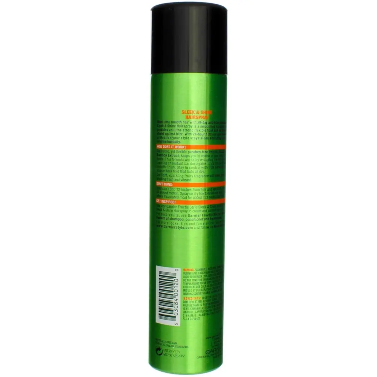 Garnier Fructis Style Anti-Humidity Hairspray Sleek & Shine 250ml (8.25 Fl Oz) | Humidity Protection & Shine - view 6
