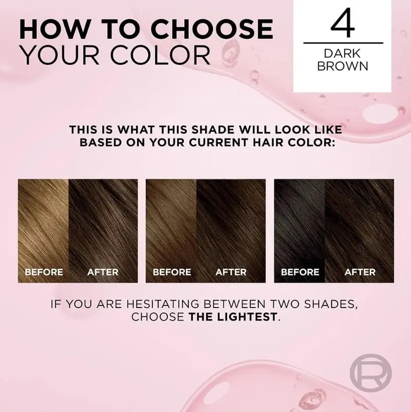 L'Oreal Paris Excellence Triple Protection Permanent Hair Color Creme, Dark Brown 4 | Long-Lasting Gray Coverage (120 chars) - view 8