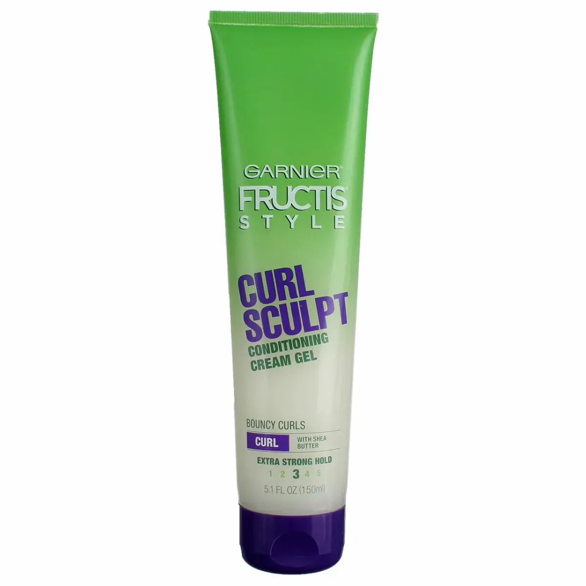Garnier Fructis Curl Sculpt Conditioning Cream Gel 5 oz (150ml) Pack of 2 | Extra Strong Hold for Curly Hair - main product image