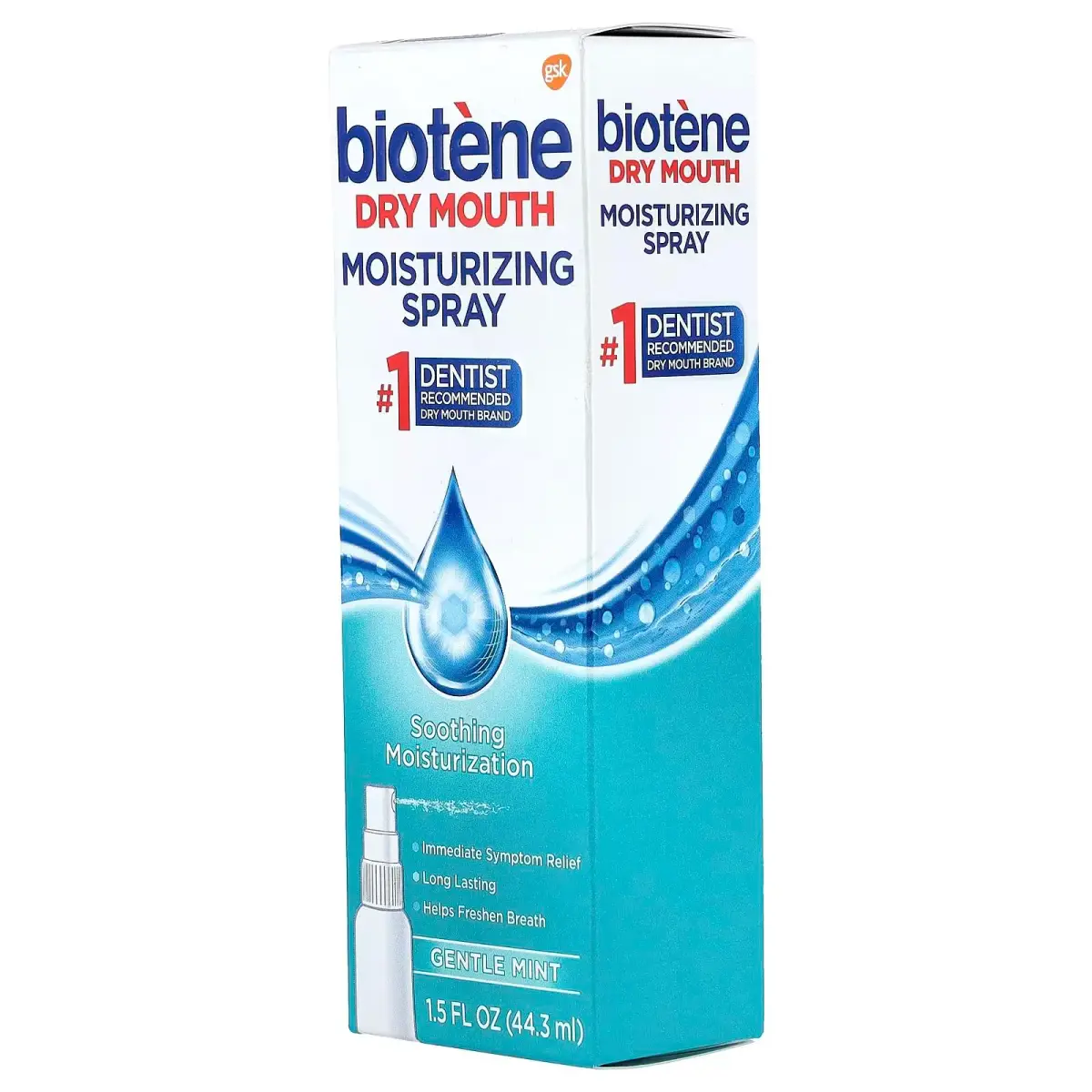 biotène Moisturizing Mouth Spray Gentle Mint 15ml (0.5 Fl Oz) | Dry Mouth Relief - view 5