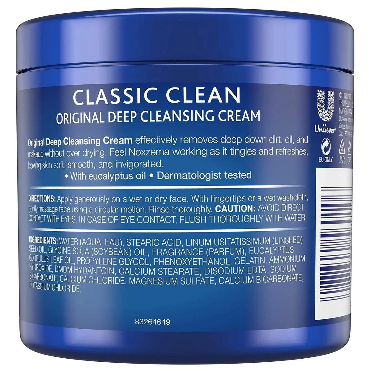 Noxzema Original Deep Cleansing Cream 12 oz (48 oz total) | Cleanses & Smoothens Skin - view 7