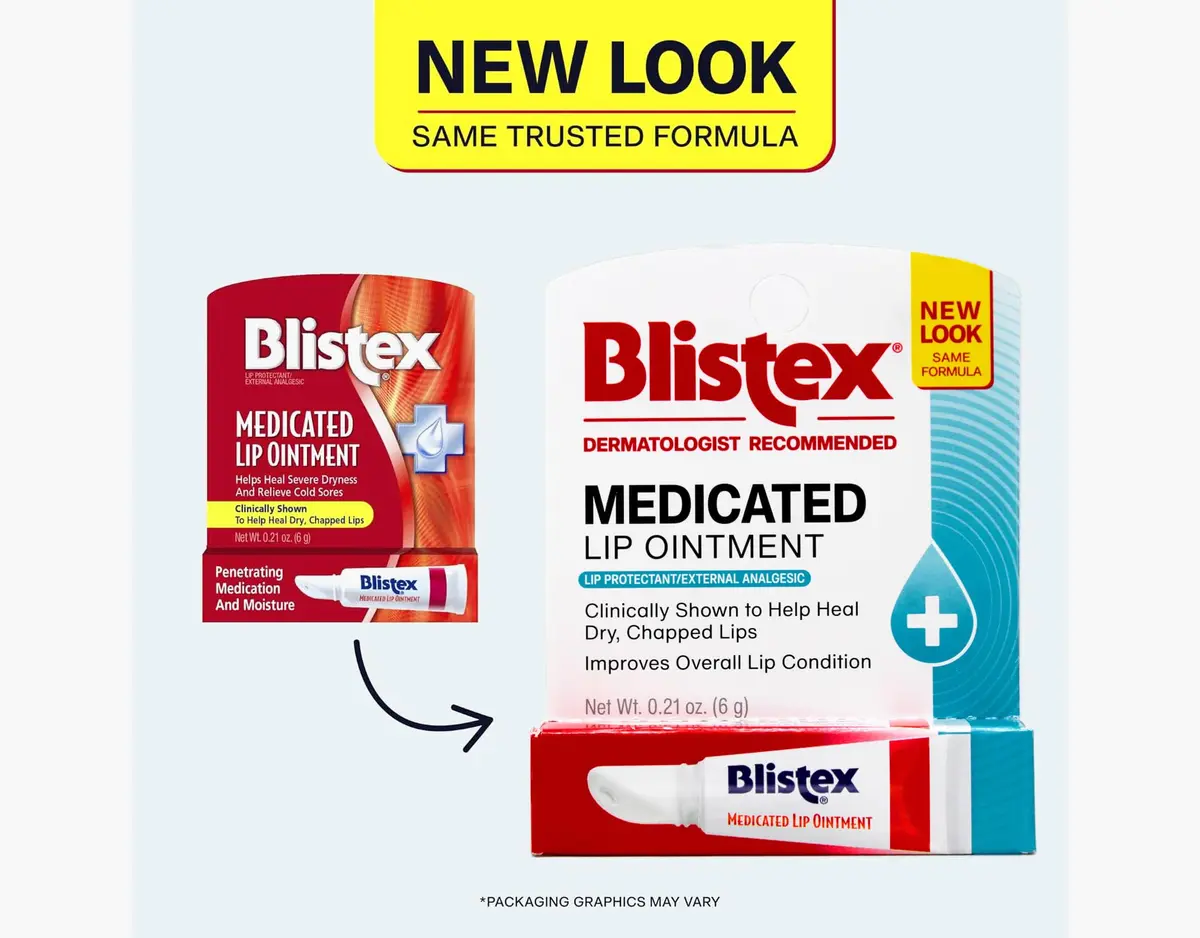 Blistex Medicated Lip Ointment 0.21 oz (Pack of 8) | Hydrates & Heals Dry Lips - view 4