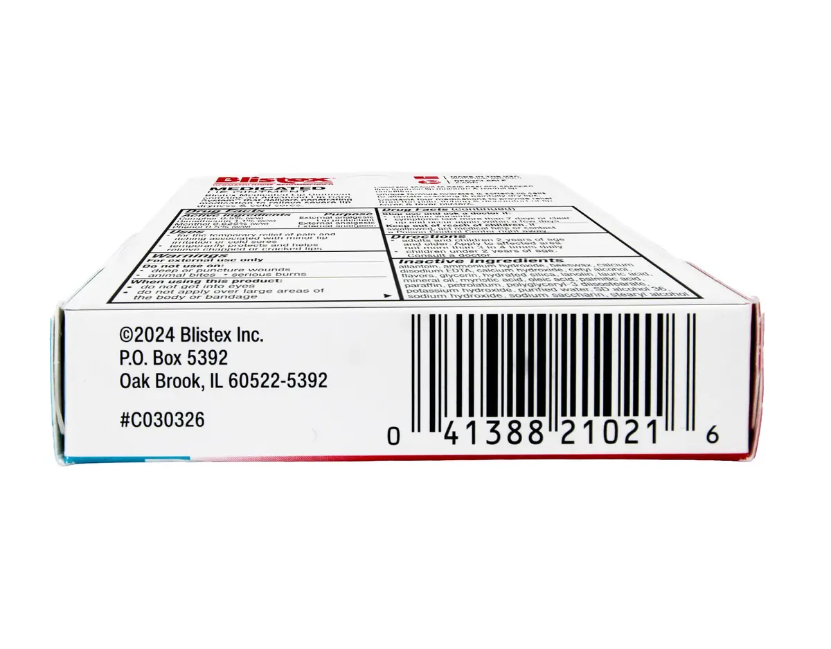 Blistex Medicated Lip Ointment 0.21 oz (Pack of 8) | Hydrates & Heals Dry Lips - view 8