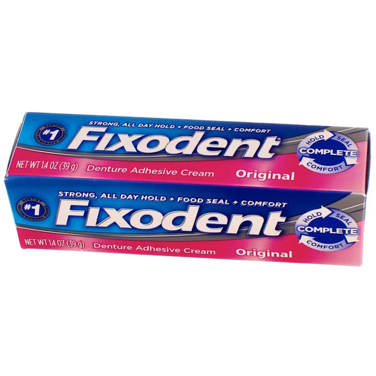 Fixodent Denture Adhesive Cream Original 1.40 oz (Pack of 2) | Dependable hold for daily denture wear - view 2