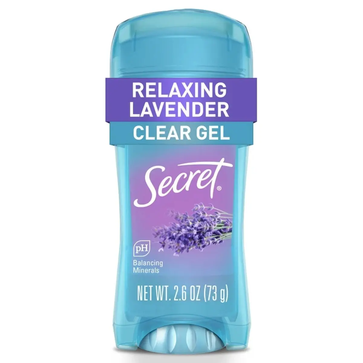 Secret Fresh Antiperspirant Deodorant for Women, 72hr Breathable Sweat & Odor Protection, Instant Freshness & Gentle, PH Balancing Minerals, Clear Gel, Lavender, 2.6 oz (Pack of 11) - main product image