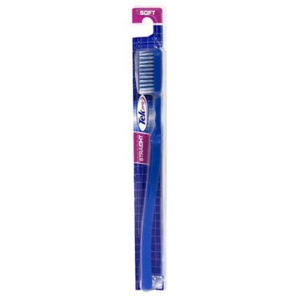 TEK Pro Straight Firm Toothbrush (Pack of 2) | Firm Bristles for Effective Plaque Removal - main product image