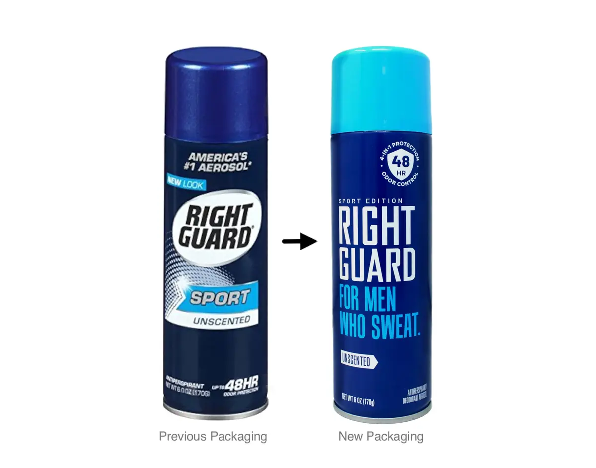 Right Guard Sport Unscented Antiperspirant Deodorant Spray 169ml (6 oz) | 24-Hour Sweat & Odor Protection - view 3