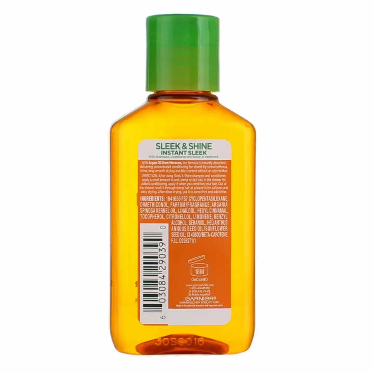 Garnier Fructis Sleek & Shine Moroccan Sleek Oil Treatment 103.5ml (3.75 Fl Oz) | Argan Oil for Frizz Control - view 3