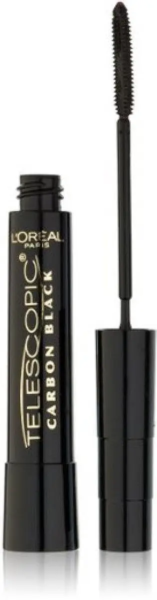 L'Oreal Paris Telescopic Mascara, Carbon Black 0.27 oz | Dramatic Length & Lash Separation - main product image