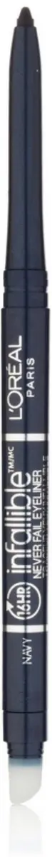 L'Oreal Paris Infallible Never Fail Eyeliner Pencil, Navy 0.008 oz (2.27g / 3-Pack) | Smudge-Proof & Water-Resistant - main product image