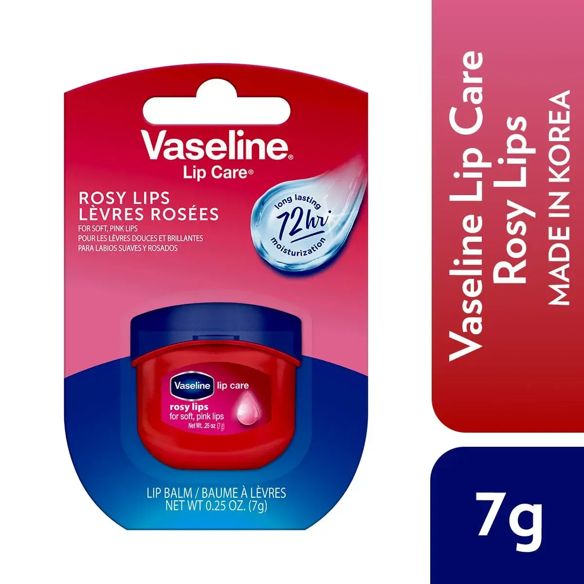 Vaseline Lip Therapy Rosy Lips 0.25 Ounce Single Tin | Healing Lip Balm for Dryness - view 2