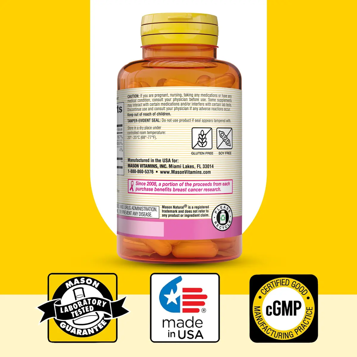 MASON NATURAL Collagen with Vitamin C & Biotin 1500mg | Supports Hair, Skin & Nails (70-120 chars) - view 6