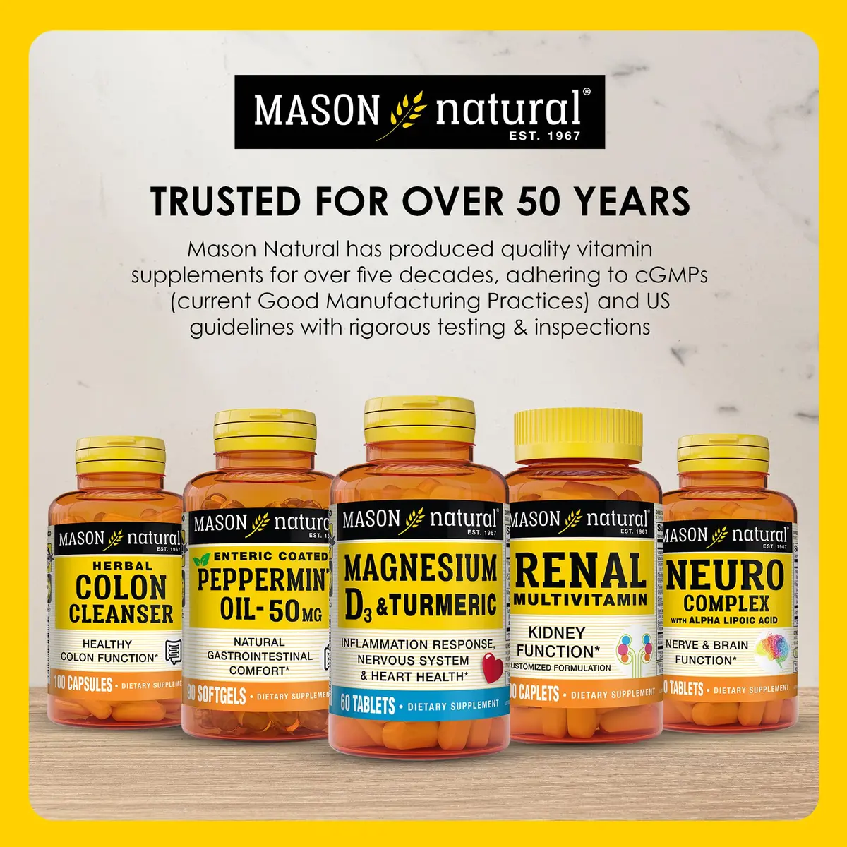 MASON NATURAL Collagen with Vitamin C & Biotin 1500mg | Supports Hair, Skin & Nails (70-120 chars) - view 7
