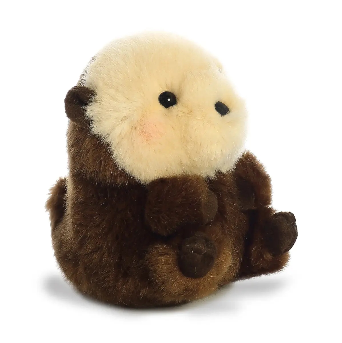 Aurora Smiles Sea Otter Rolly Pet Stuffed Animal 12.7cm (5 Inches) | ASTM-Tested Non-Toxic Toy - view 3