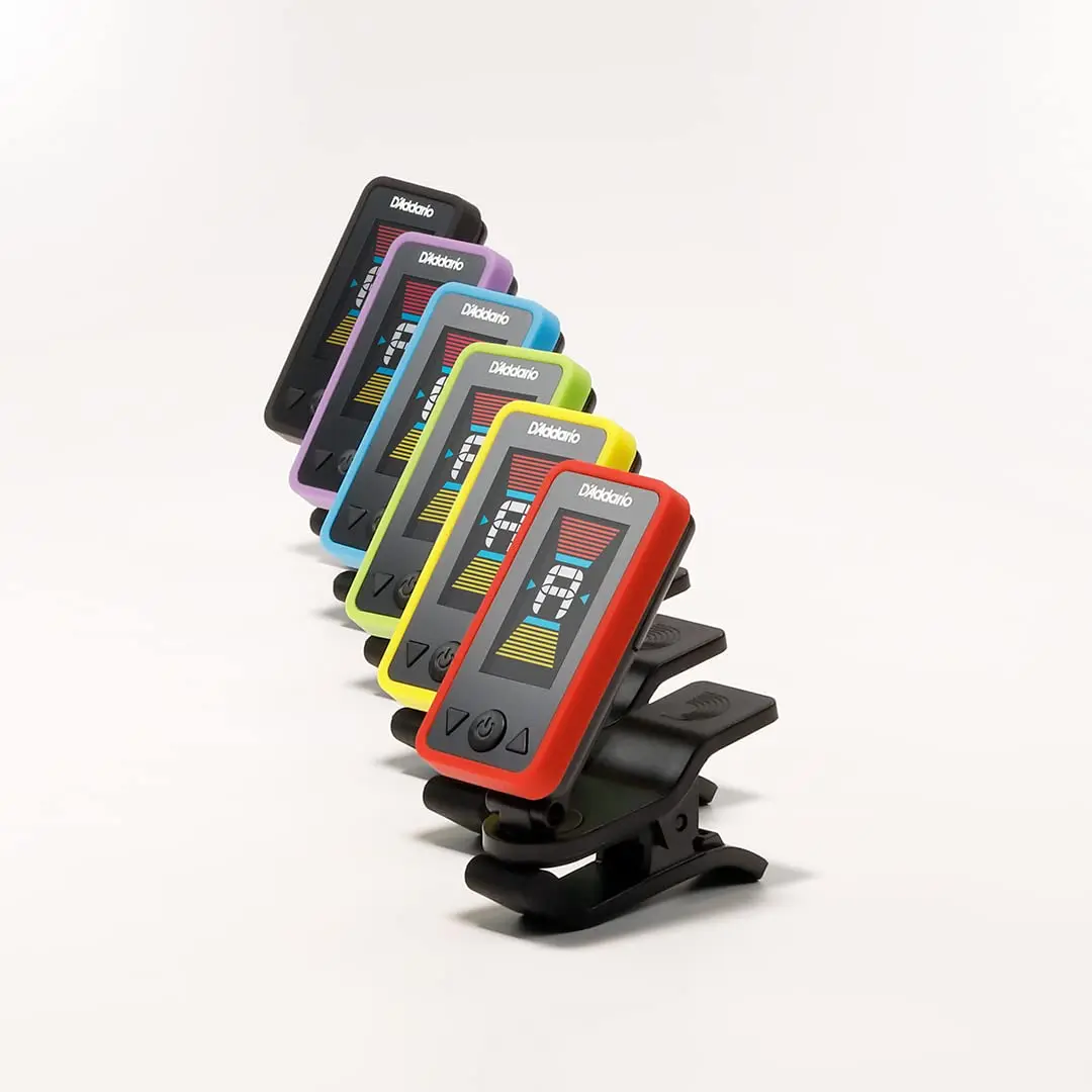 D'Addario Eclipse Headstock Clip-On Guitar Tuner, Black | Accurate Chromatic Tuning for Guitars, Basses, Ukuleles - view 6