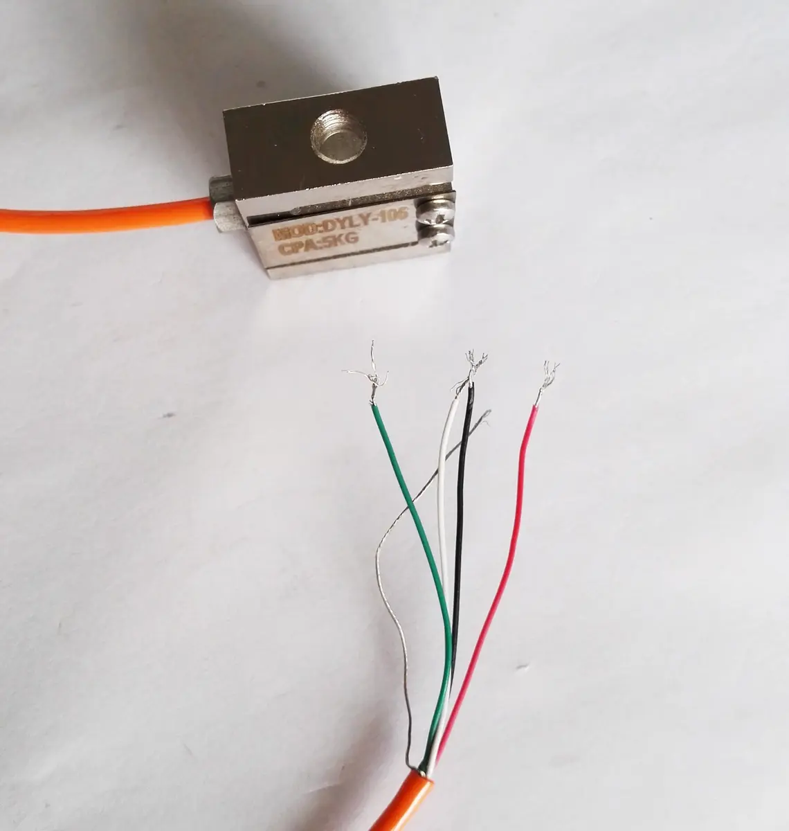 CALT DYLY106 Micro Size 5kg S Beam Load Cell Tension & Compression Sensor | Alloy Steel, Waterproof, Easy Install - view 4