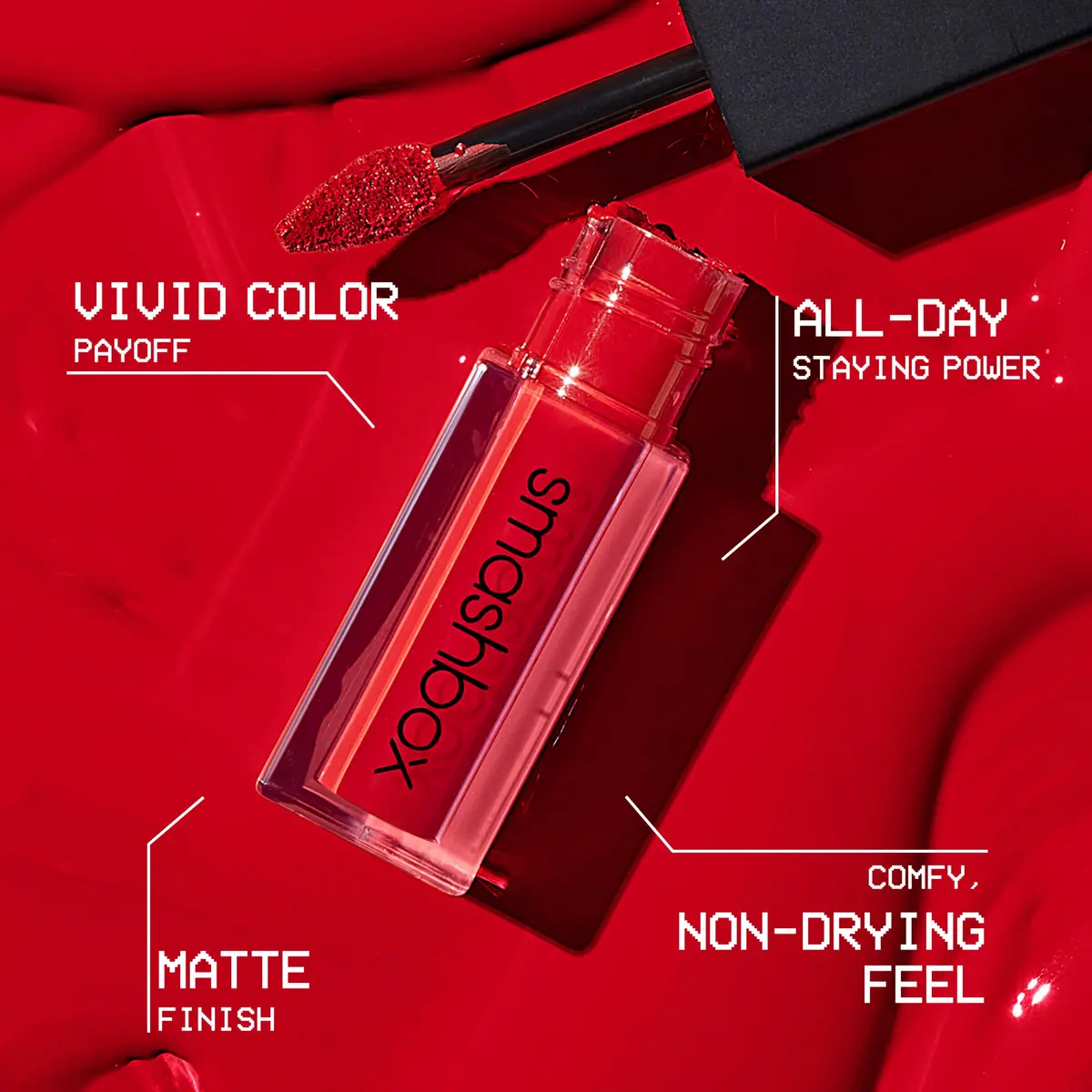 Smashbox Always On Longwear Matte Liquid Lipstick | Waterproof, 0.14 Fl Oz | Velvety Matte Finish - view 5