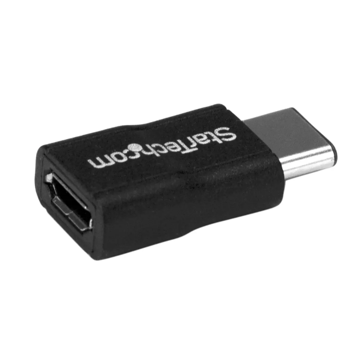 StarTech USB-C to Micro-B Adapter, USB 2.0, Male to Female (USB2CUBADP) | Compact USB 2.0 C to Micro B - view 2
