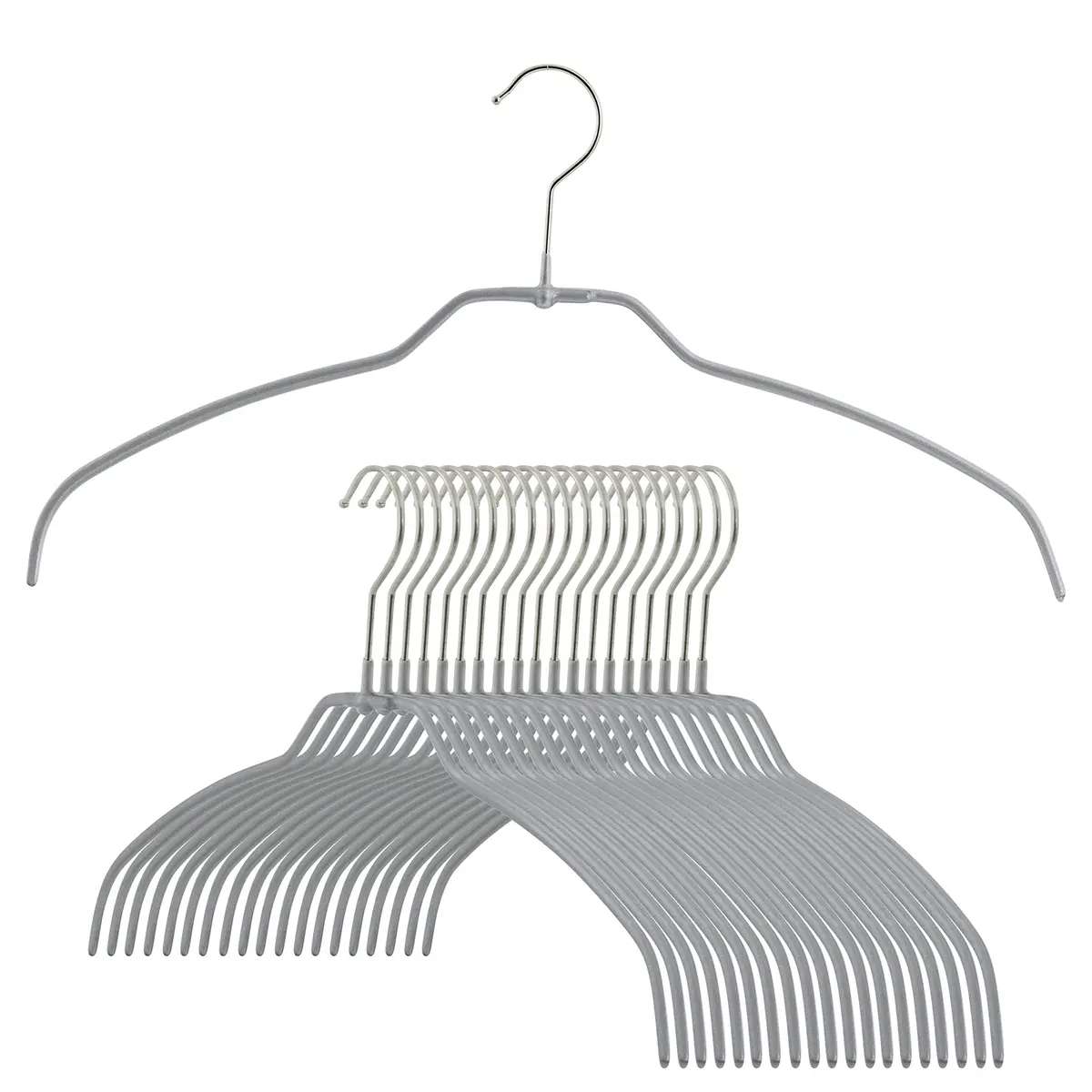 MAWA Silhouette Ultra-Thin Series Non-Slip Space Saving Shirt Hanger 20 Pack | German Quality & Space Maximize - main product image