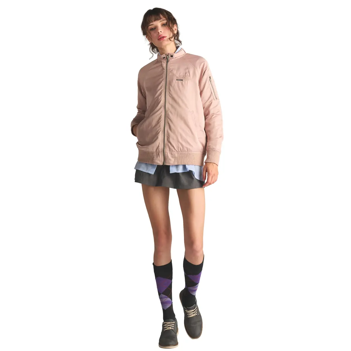 Members Only Iconic Boyfriend Jacket with Satin Finish (Large) | Stylish, Durable & Easy to Maintain - view 6