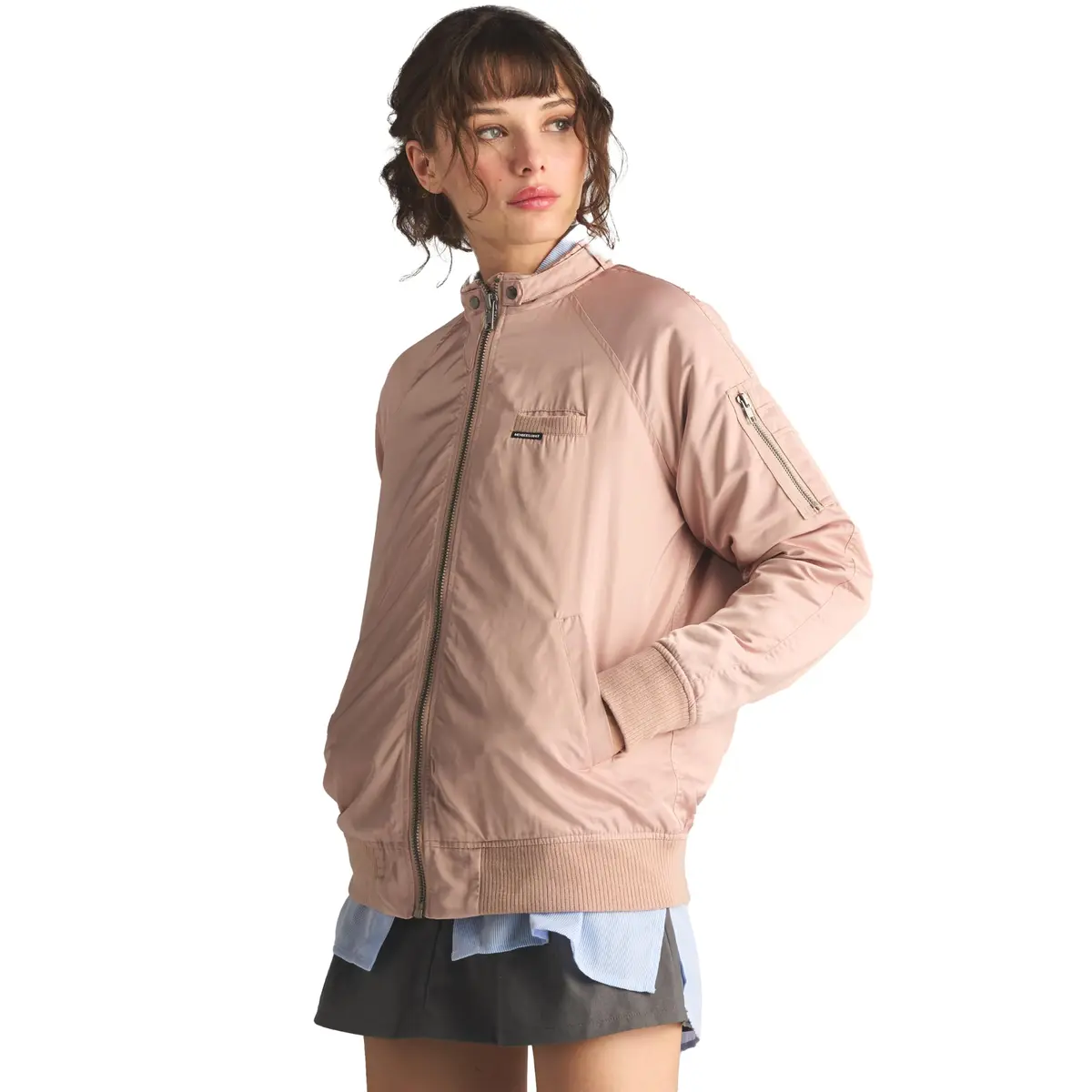 Members Only Iconic Boyfriend Jacket with Satin Finish (Large) | Stylish, Durable & Easy to Maintain - view 4