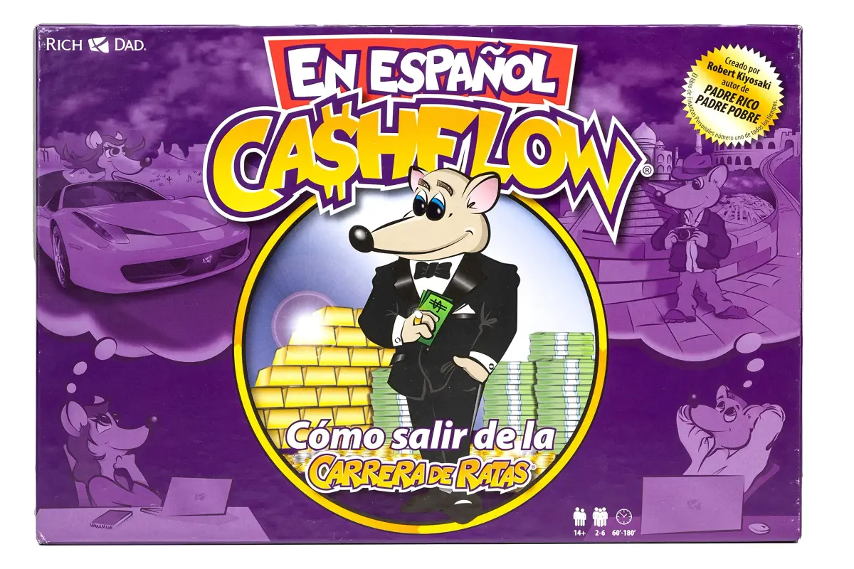 Rich Dad Cashflow Spanish Financial Education Board Game 1.96 kg (3 lb) | Educational Game for Ages 14+ - main product image