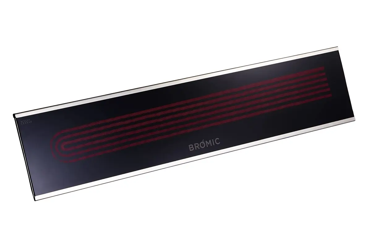 Bromic Platinum Smart Heat 2300W Electric Patio Heater - Radiant Infrared, 220V-240V, Black Finish - view 2