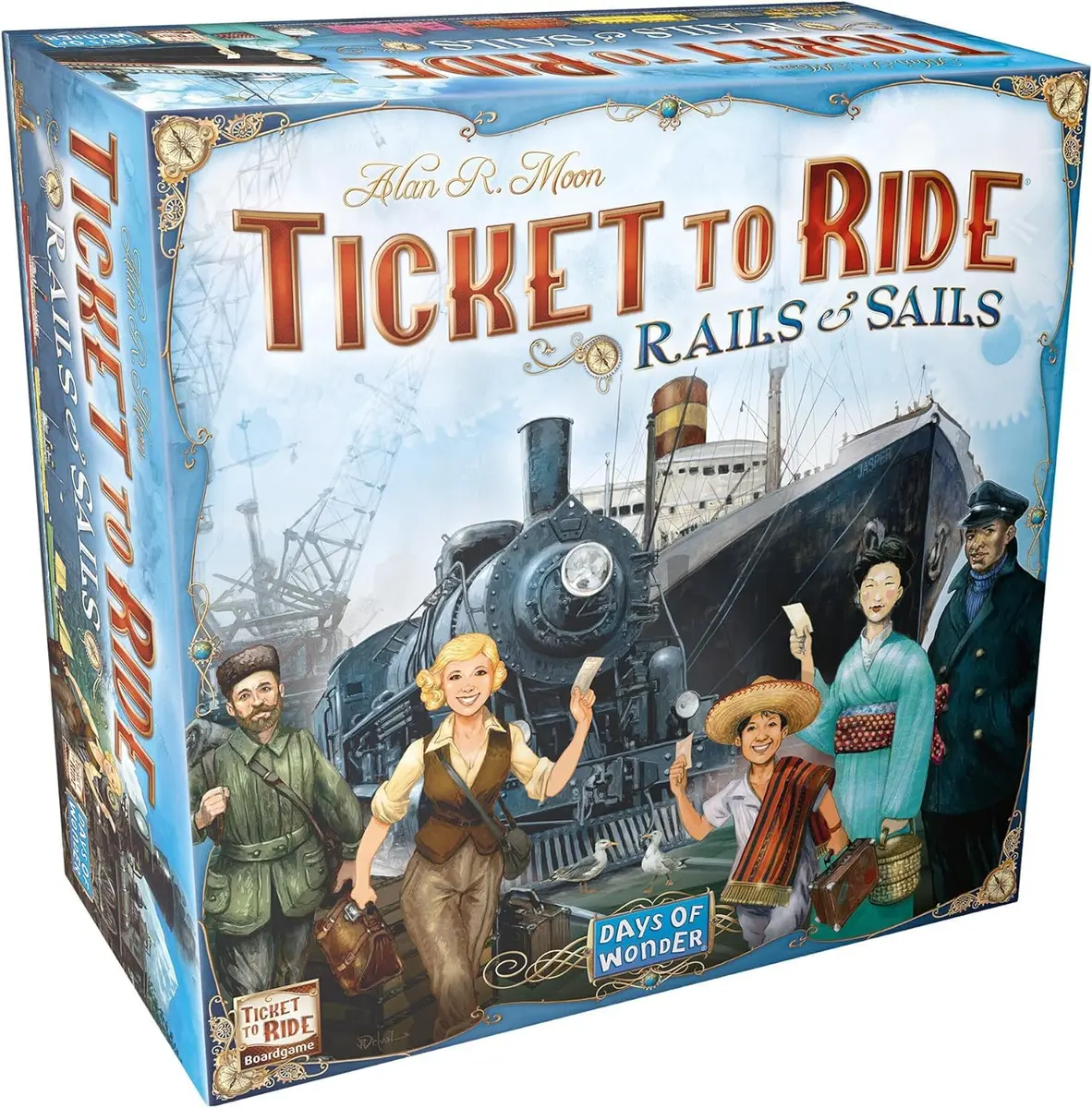 Asmodee Ticket to Ride Rails & Sails Board Game | Family Strategy Fun for Kids & Adults, Ages 10+ - main product image