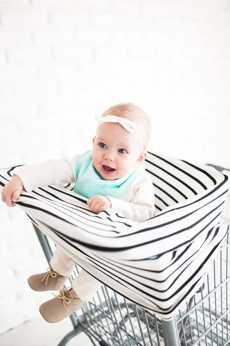 Copper Pearl Nursing Cover for Breastfeeding – Multi-Use Baby Car Seat Cover, Stroller Cover & Breast Feeding Cover Up for Women, Stretchy Breathable High Quality Cover for Boy or Girl, Grace - view 7