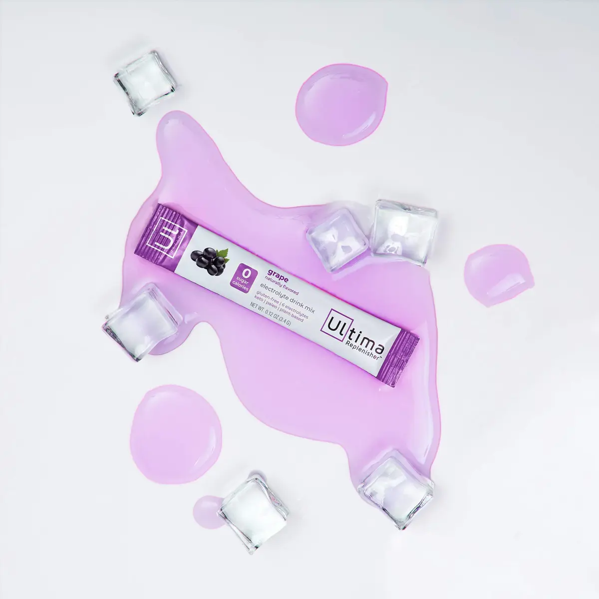 Ultima Replenisher Hydrating Electrolyte Powder Grape 20 Stickpacks | Replenishes Electrolytes with 6 Key Minerals & Vitamin C - view 4