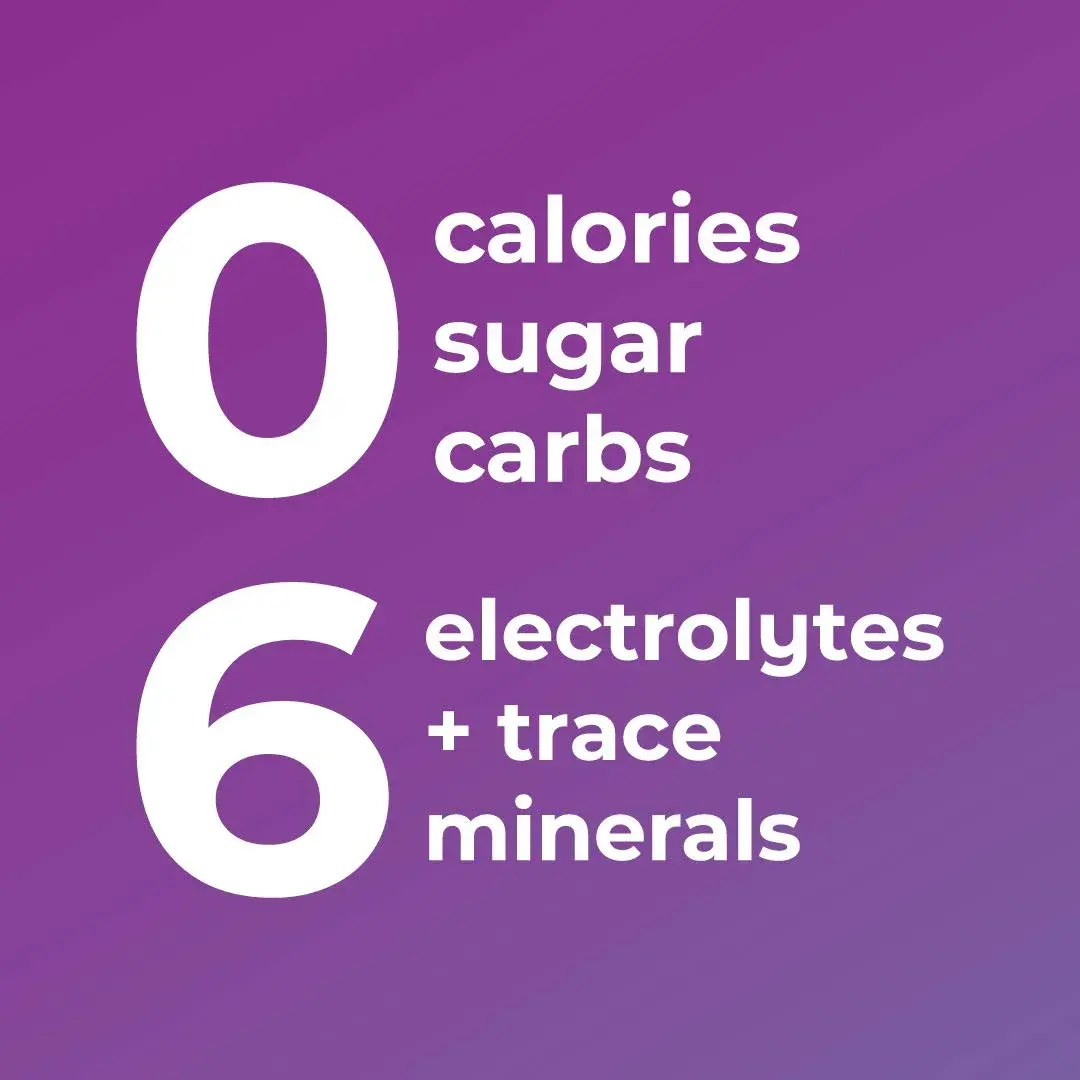 Ultima Replenisher Hydrating Electrolyte Powder Grape 20 Stickpacks | Replenishes Electrolytes with 6 Key Minerals & Vitamin C - view 5