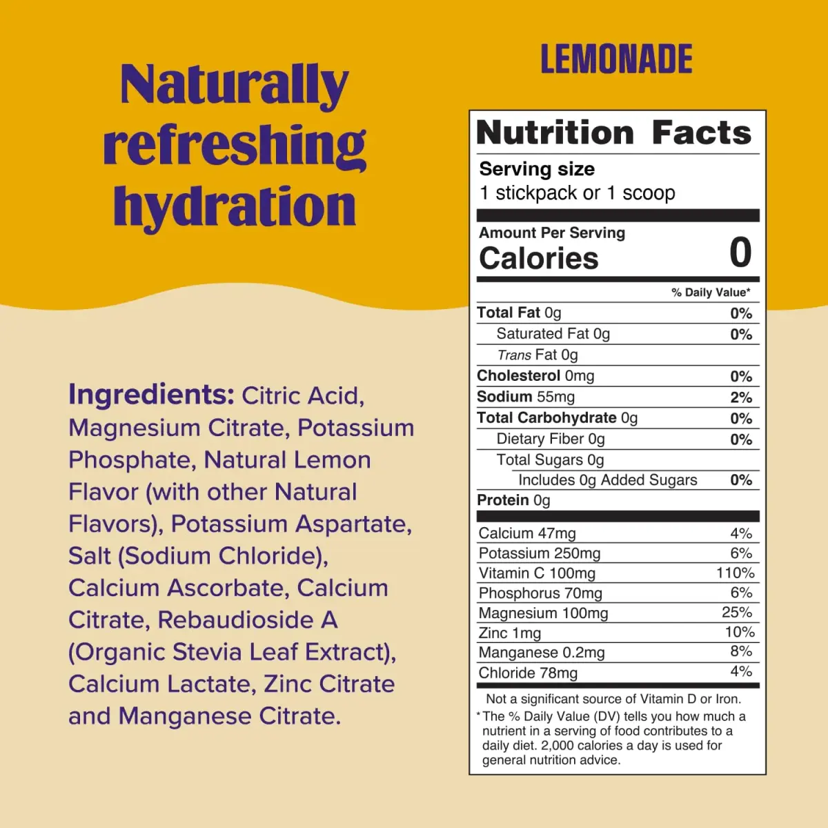 Ultima Replenisher Daily Electrolyte Powder Drink Mix | Lemonade Flavor, 90 Servings (318g/11.1oz) - view 3