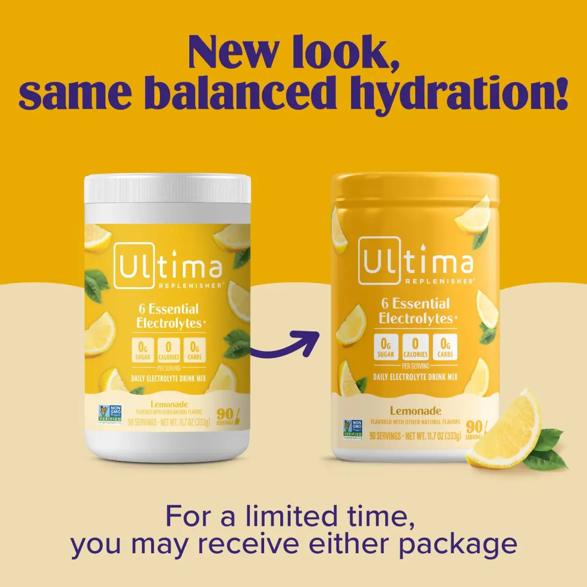 Ultima Replenisher Daily Electrolyte Powder Drink Mix | Lemonade Flavor, 90 Servings (318g/11.1oz) - view 4