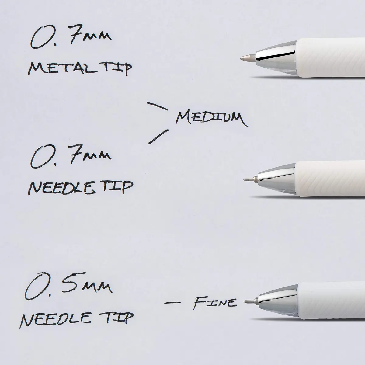 Pentel EnerGel Pearl RTX Retractable Gel Pen, 0.7mm Needle Tip, 2 Pack, Violet Ink | Smooth Ink Flow - view 6