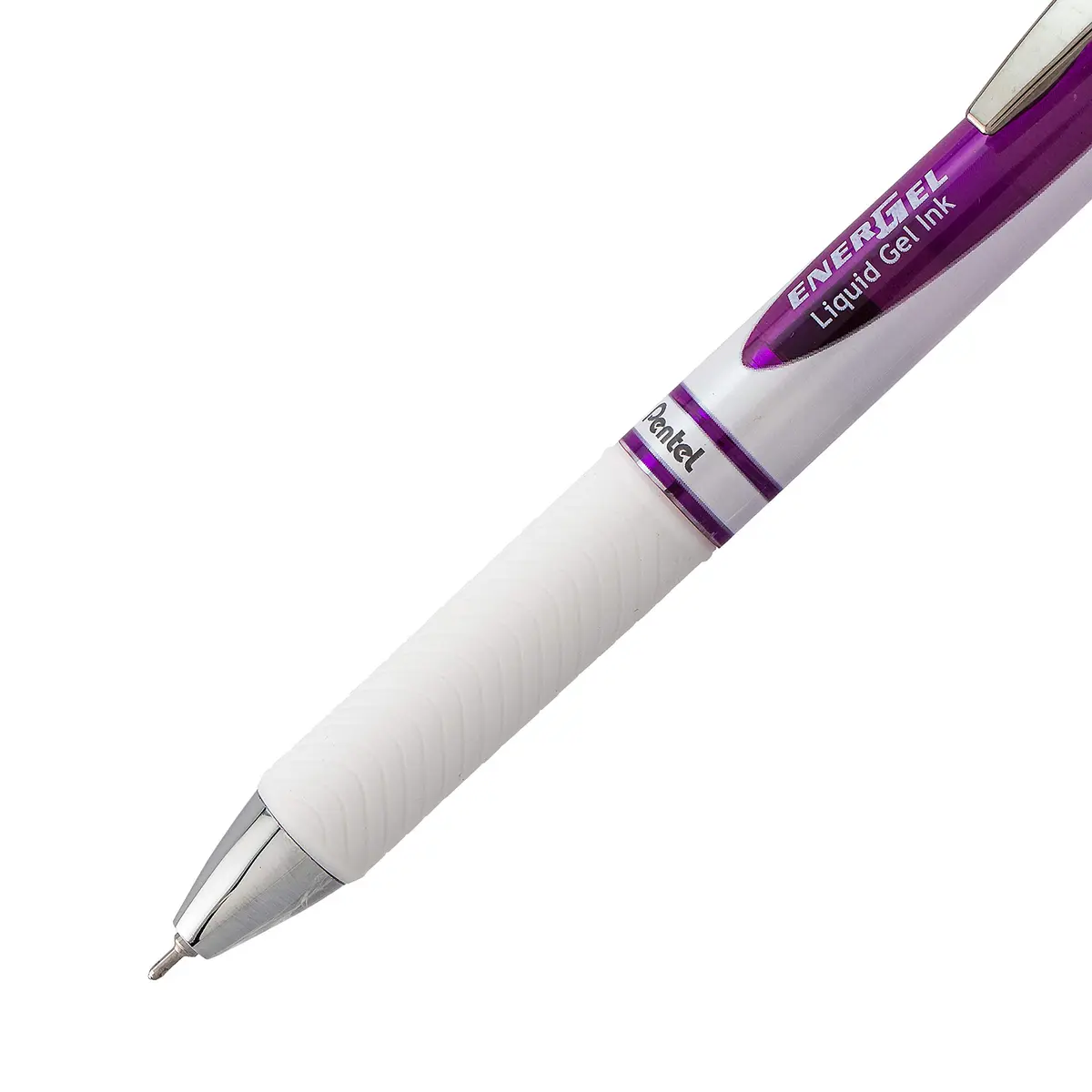 Pentel EnerGel Pearl RTX Retractable Gel Pen, 0.7mm Needle Tip, 2 Pack, Violet Ink | Smooth Ink Flow - view 4