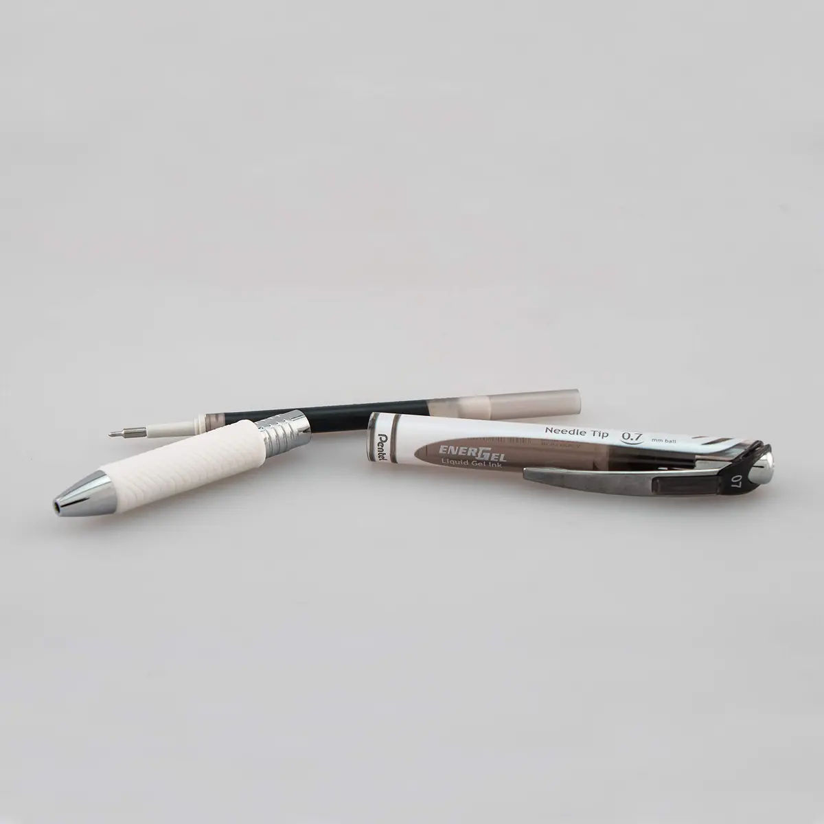 Pentel EnerGel Pearl RTX Liquid Gel Pen 0.7mm | Smooth, Refillable, Black Ink (2 Pack) - view 5
