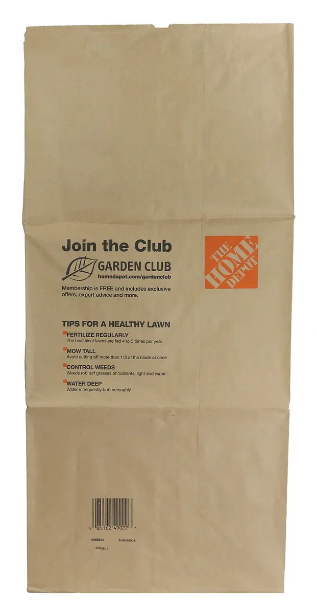 Home Depot Heavy Duty Brown Paper Lawn & Refuse Bags 30 Gallon | Biodegradable, Tear-Resistant (15 Lawn Bags) - view 4