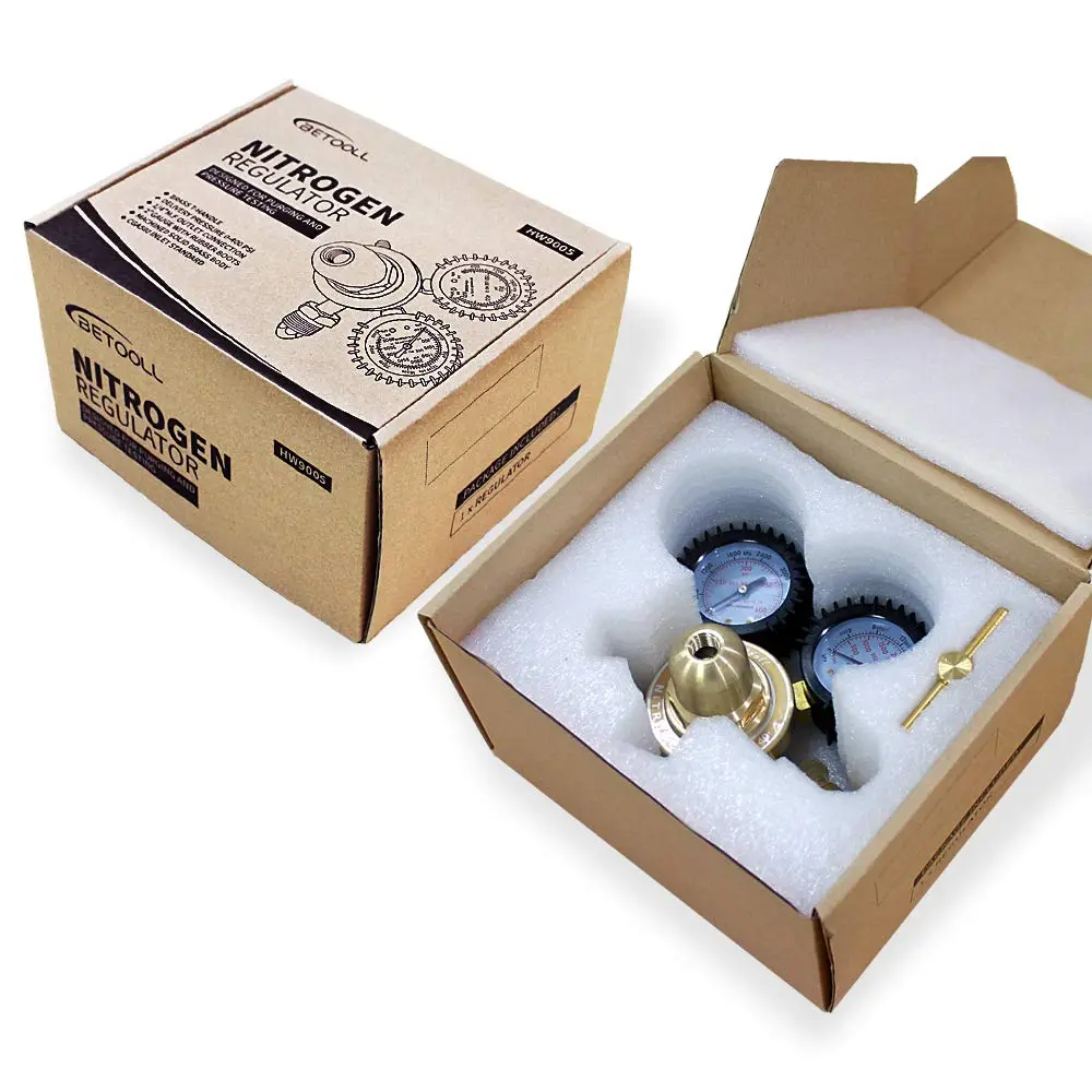 BETOOLL Nitrogen Regulator with 0-600 PSI Brass Inlet & Gauges | Durable, Accurate Pressure Control - view 7