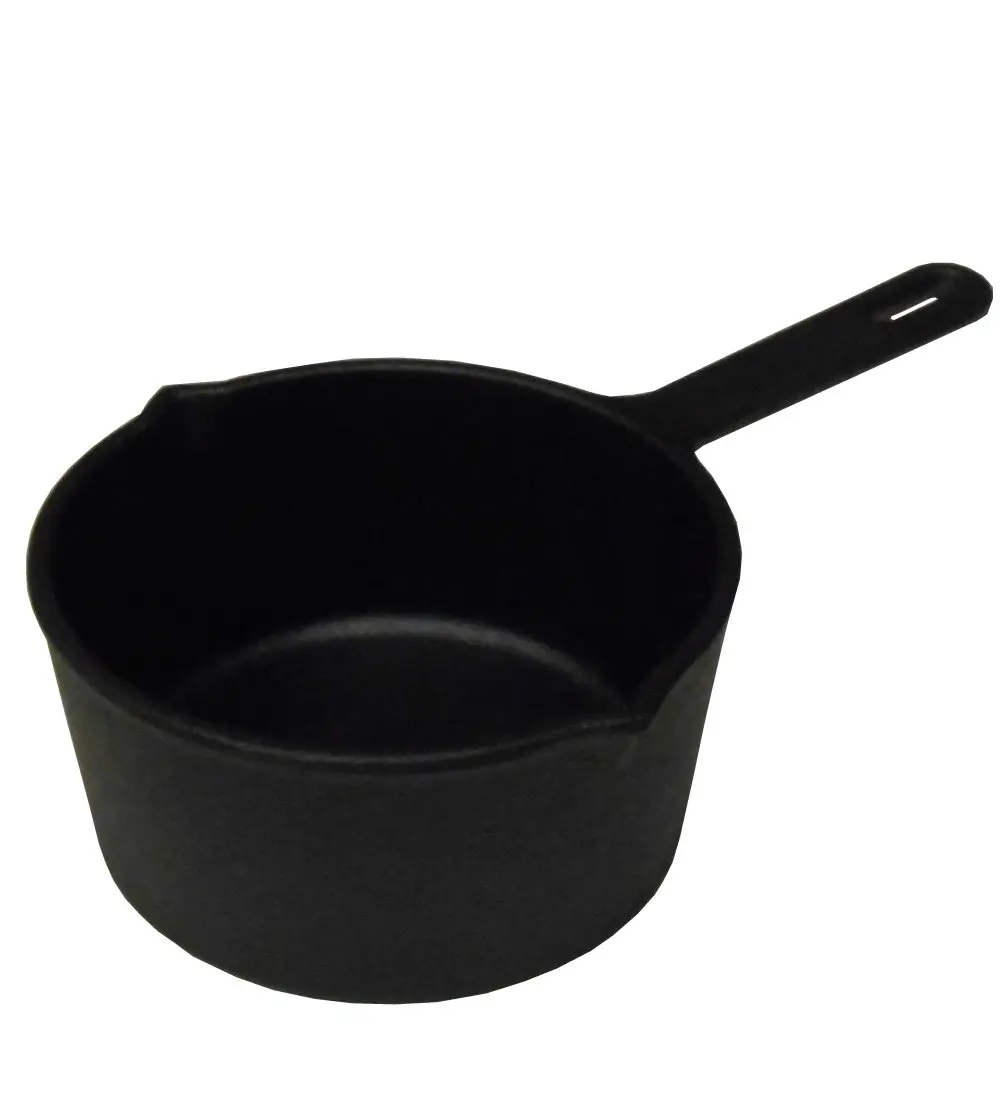 King Kooker Seasoned Cast Iron Pot 28 oz | Even Heat, Ready to Use, Perfect for Camping & Kitchen - main product image