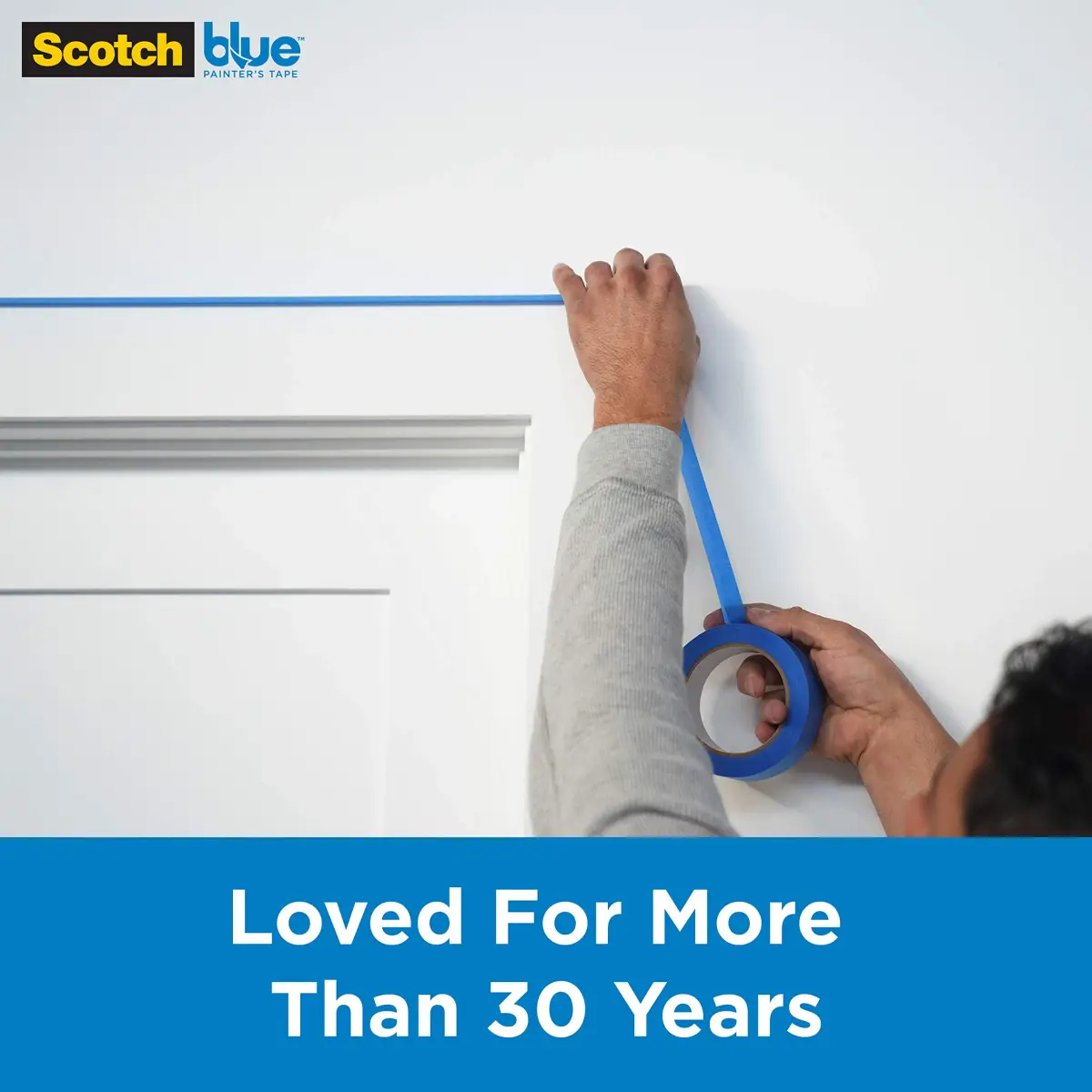 ScotchBlue Original Multi-Surface Painter’s Tape 0.94 inch (24mm) x 60 Yard Rolls (24-Pack) | Clean Release for Walls, Trim, Glass - view 4