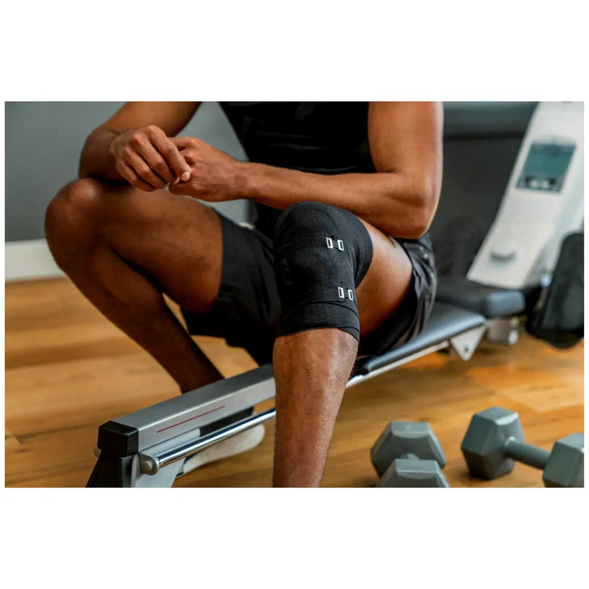 ACE 3 Inch Elastic Bandage with Clips | Support for Muscles & Joints, Black, 1 Count - view 8