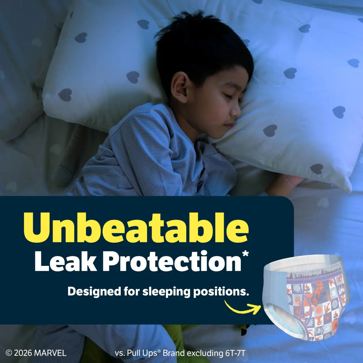 GoodNites Boys' Nighttime Bedwetting Underwear, Extra Small (28-43 lbs), 44 Ct | Leak-Free Protection for Confident Nights - view 5