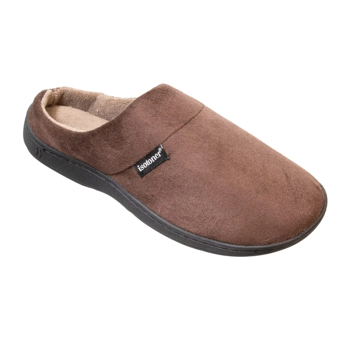 isotoner Men's Microsuede Devin Slip On Slippers with Cooling Memory Foam | Indoor/Outdoor Comfort (70-120 chars) - view 7