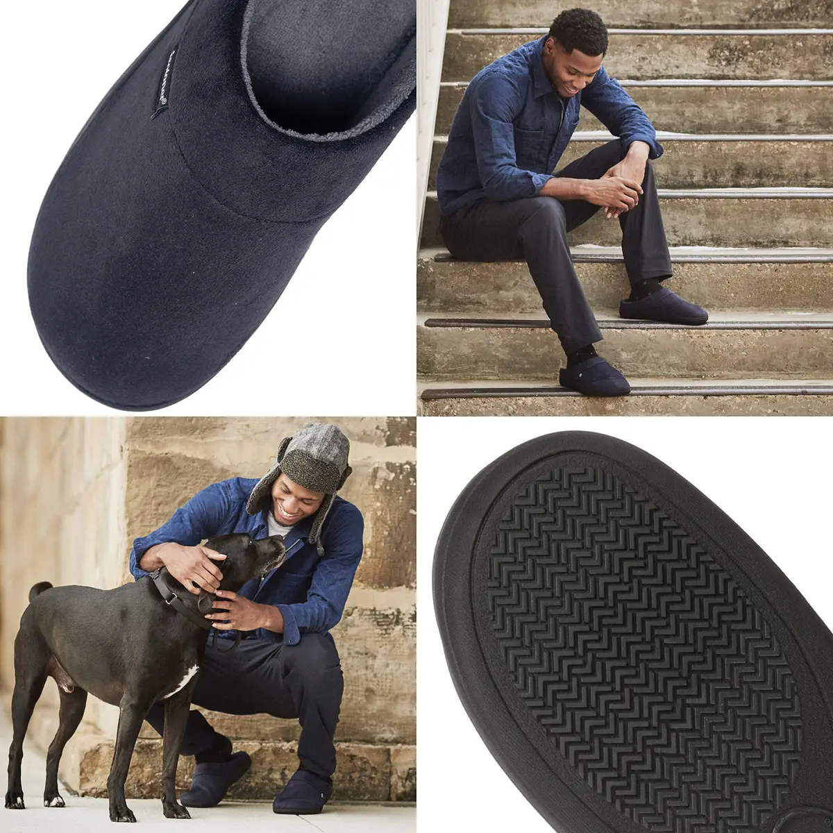 isotoner Men's Microsuede Devin Slip On Slippers with Cooling Memory Foam | Indoor/Outdoor Comfort (70-120 chars) - view 5