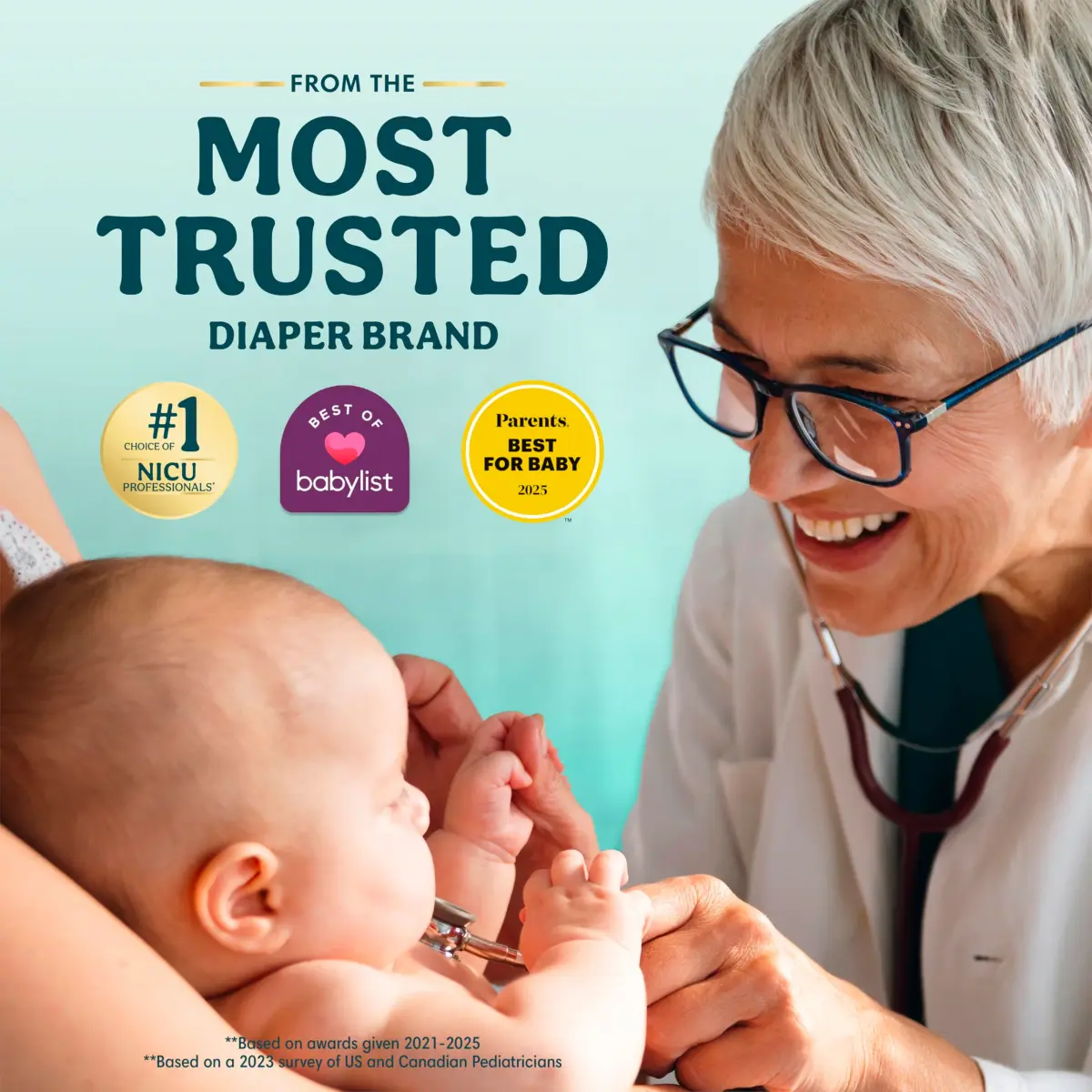 Pampers Swaddlers Diapers Size 7 (31+ lbs / 14+ kg) | Hypoallergenic & Absorbent for Dry Comfort - view 5