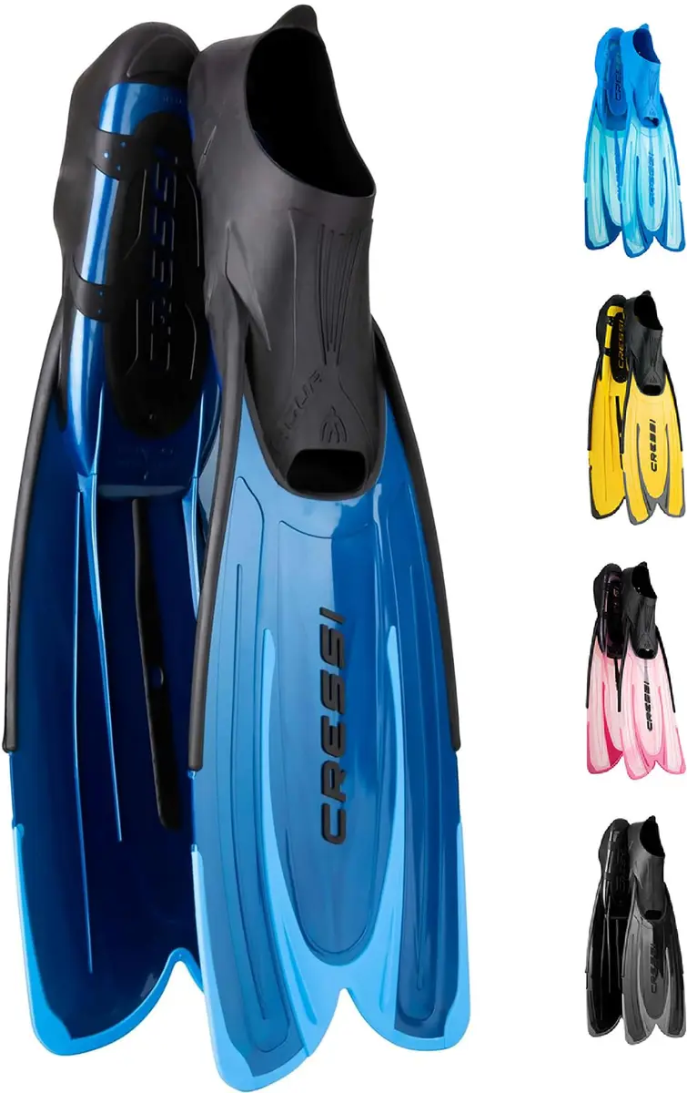Cressi Agua Full Foot Pocket Fins | Lightweight, Easy Snorkeling Gear for Water Enthusiasts - main product image