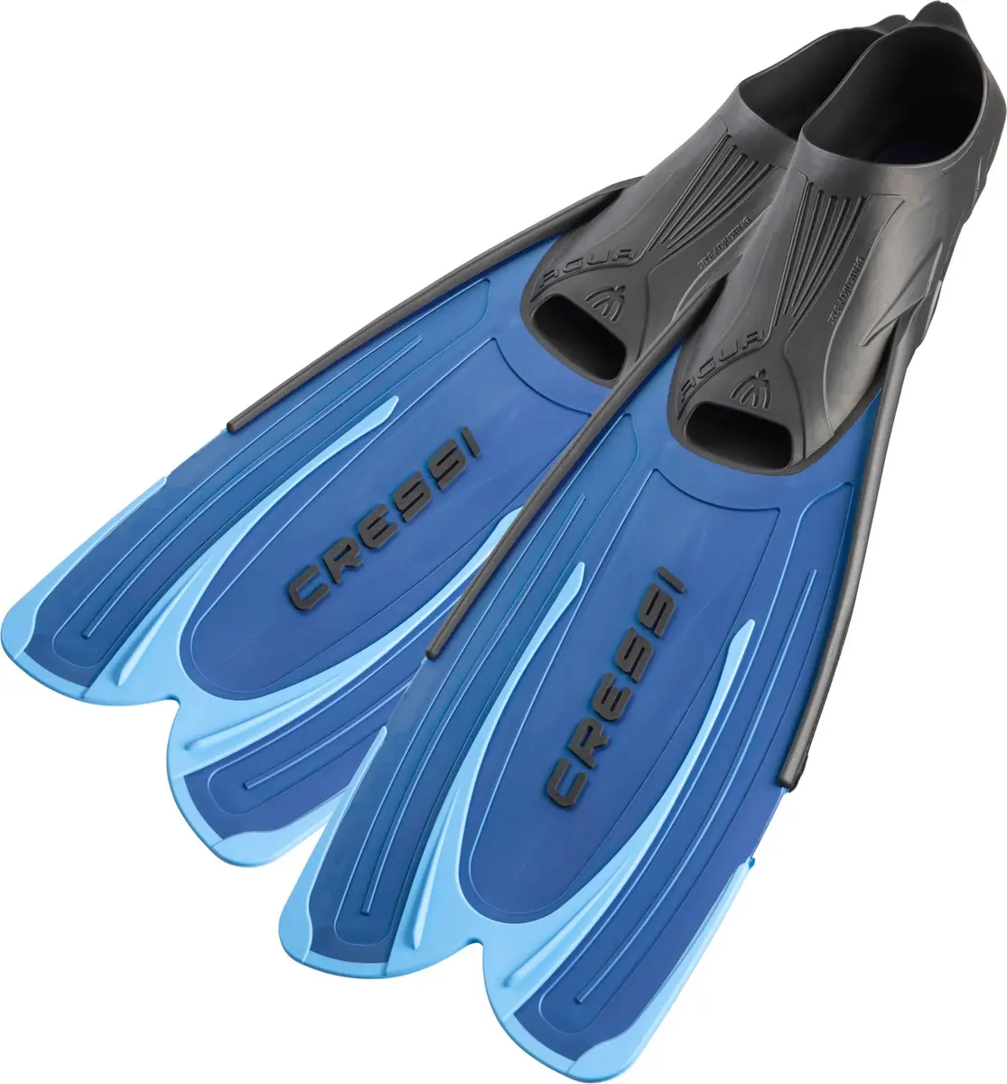 Cressi Agua Full Foot Pocket Fins | Lightweight, Easy Snorkeling Gear for Water Enthusiasts - view 2