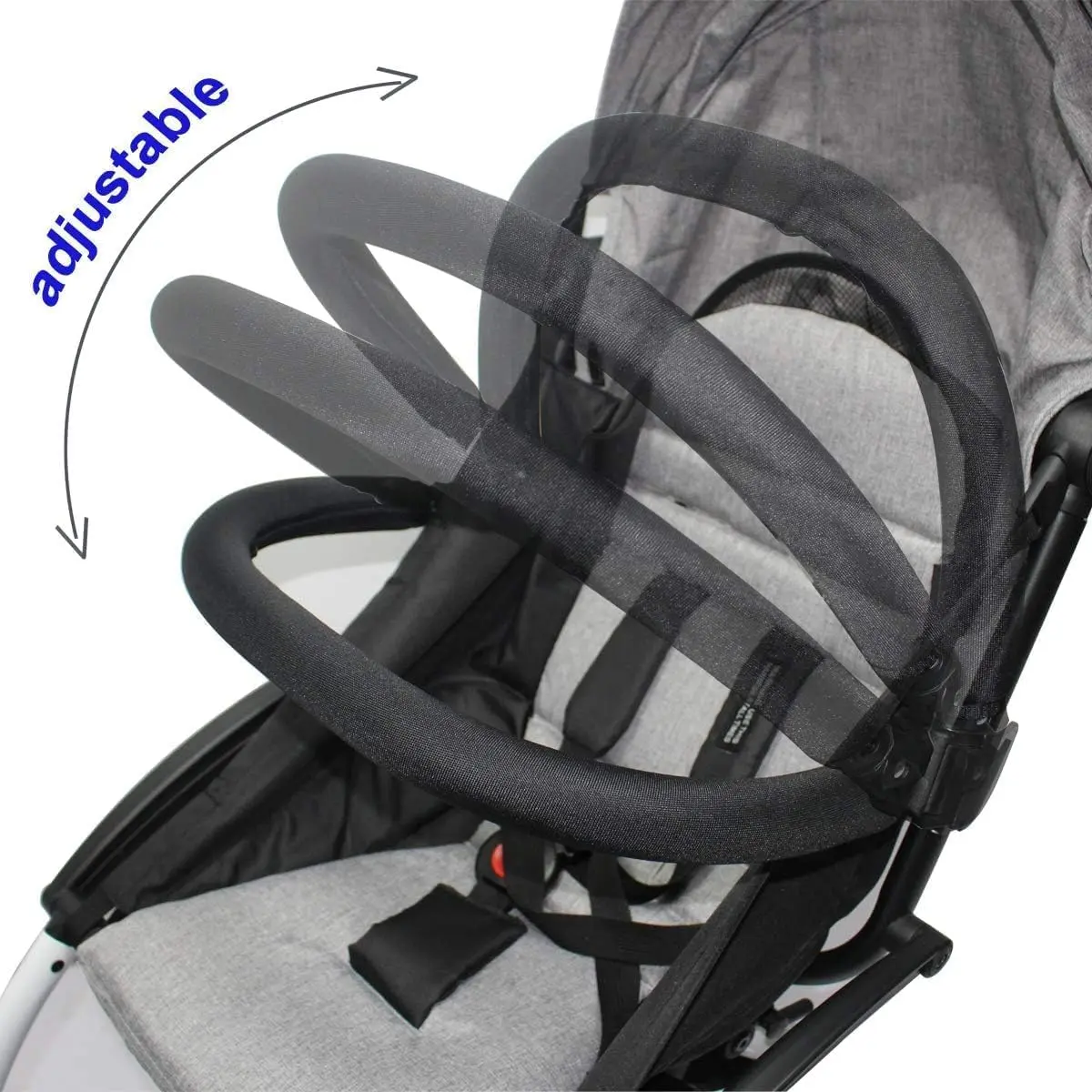 ROMIRUS Bumper Bar Compatible with YOYO+ YOYO2 YOYO3 Baby Stroller Queen Size Faux Leather - view 5